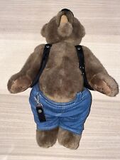Franklin Mint “Tiny” Harley Davidson 14'' Heirloom Bear MISSING ACCESSORIES READ picture