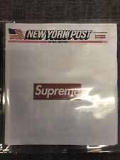 Supreme x The New York Post Newspaper 