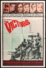THE VICTORS George Peppard ORIGINAL 1964 ONE SHEET MOVIE POSTER 27 x 41   picture