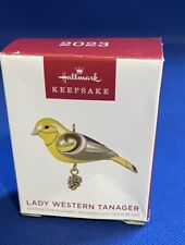 Hallmark 2023 LADY WESTERN TANAGER Miniature Ornament ~ NMIB picture