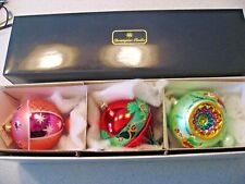 Radko Box of 3 - 15th Anniversary Christopher's Favorites Christmas Ornaments picture