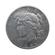 1920s Antique 1922 Liberty Peace Dollar 90% Silver Round USA Coin 900 Eagle Head picture