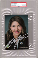 KRISTI NOEM HAND SIGNED COLOR PHOTO       GORGEOUS SD GOVERNOR       PSA SLABBED picture