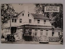 Postcard Sperryville Virginia Lee Highway Hotel Route 211 Vintage Cars picture