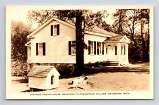 RPPC Stephen Foster House Greenfield Village Dearborn Michigan MI Postcard picture