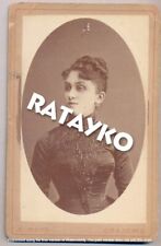 CDV Portrait. Crajowa. Craiova. Romania. Karl Hahn Photo. 1870s. picture