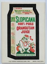 Slopicana 1974 Wacky Packages Series 7 spoof of Tropicana Orange Juice picture