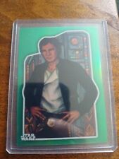 Topps Chrome Star Wars Han Solo Return Of The Jedi 40 Green Refractor/99 ROJ40-5 picture