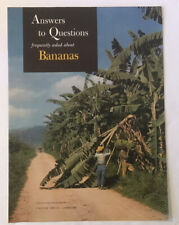 Vintage CHIQUITA BANANAS 1960's Advertising United Fruit Co Brochure Rare picture