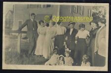 Rppc Young Girls Pose With Their Doll In Family Photo By Farmhouse Old Real Phot picture