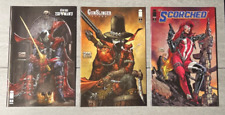 KING SPAWN #1 GUNSLINGER SPAWN #1 THE SCORCHED #1 IMAGE MCFARLANE COVER LOT VG/F picture