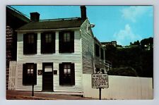 Hannibal MO-Missouri, Mark Twain Boyhood Home, Antique Vintage Souvenir Postcard picture