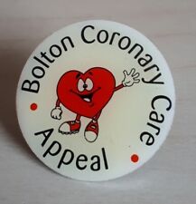 Bolton Coronary Care Appeal Charity Enamel Pin Badge, Collectable, Lancashire picture