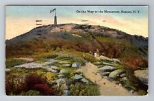 Beacon NY-New York, On The Way To Monument, c1921 Vintage Souvenir Postcard picture