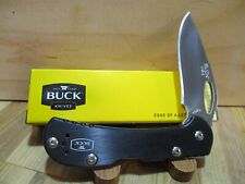 NIB Buck USA Mini Spitfire 726 Folding Pocket Knife In Black - 12243 picture
