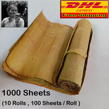 1000 PCS x18CM Natural Dried Banana Leaf Aroma Thai Wraps Cigarette Roll Paper picture