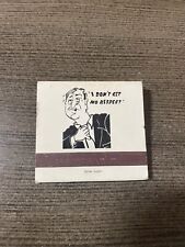 1970s Vintage Rodney Dangerfield's Comedy Club Matches New York Matchbook Rare picture