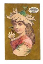 c1890 Trade Card Maison Demorest, The Worlds Model Magazine,Two Dollars Per Year picture