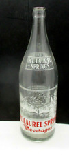 Vintage Mt. Laurel Springs Beverages Temple, Pa. Glass Bottle picture