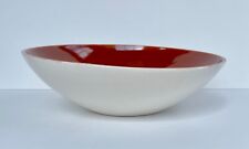 LARGE Vintage Eva Zeisel Red Wing Town Country RUST SALAD Bowl Ziesel picture