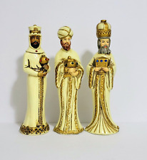 Vintage Nativity Three Kings/Wisemen/Magi Figurines ~ Hand Made in Japan picture