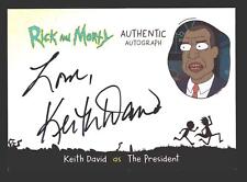 2019 Rick and Morty Season 2 KD-TP Keith David as The President Autograph Card picture