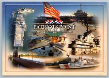 Postcard  Patriots Point Naval & Maritime Museum Battle Ship Aircraft Carrier picture