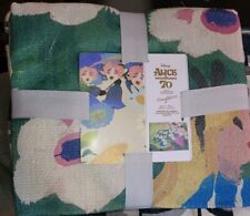 NWT 2021 Disney Parks Alice In Wonderland 70th Annivsy Mary Blair Throw Blanket picture
