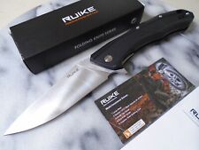 Ruike Ball Bearing Pivot Pocket Knife D198-PB Folder 8Cr13MoV FRN 9