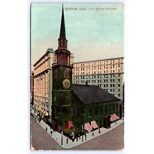 Old South Church Boston Massachusetts Printed in Germany E.35 Postcard 00986 picture