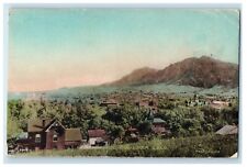 1923 Bird's Eye View Of Beautiful Boulder Colorado CO Posted Vintage Postcard picture