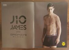 2014 James Rodriquez Colombia Spanish Bronzini Underwear Two Page Original Ad picture