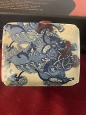 Vintage Chinese Rare Sexy Naughty Risque Scene  Man Lady Trinket Box 3” X 31/2” picture