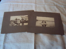2 Large Mounted Photos 1900 Lake Hopatcong Image 4 1/2 