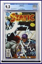 Static #31 CGC Graded 9.2 DC/Milestone January 1996 White Pages Comic Book. picture