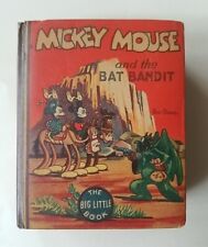 Mickey Mouse and Bat Bandit 1935 Whitman Big Little Book Walt Disney picture