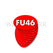 FU46 - ANTI JOE BIDEN Funny Bumper Sticker Decal FU 46 DND 5 x 3 - 10 Pack Ovals picture