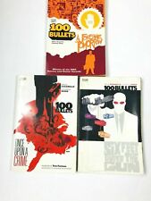 100 Bullets Once upon a Crime Risso Azzarello Lot of 3 Grapic Novels Signed Comi picture