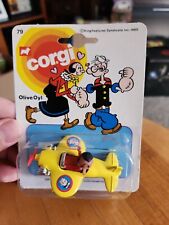 Vintage 1980 Corgi Olive Oyl in plane (from Popeye) (on original card) picture
