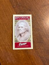 Thomas Jefferson 2009-10 UD Champ's Historical Figures Mini #539 President USA picture
