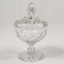Vintage Style Clear Glass Vanity Dish picture