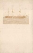 RPPC SAILING SHIP REAL PHOTO POSTCARD (c. 1905) picture