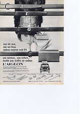 1961 ADVERTISING ADVERTISEMENT 074 L AIGLON belt tie straps picture