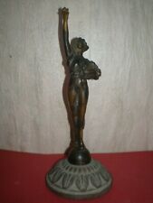 Magnificent old bronze figure of woman mounted on the base - VERY RARE picture