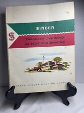 VTG 1960 SINGER Teacher's Textbook for Beginners of Machine Sewing & Accessories picture