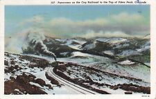 Panorama Cog Railroad top of Pikes Peak, Colorado 1947 picture