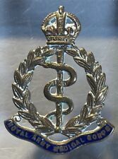 RAMC / Royal Army Medical Corps OR's (Other Ranks) Cap Badge, King's Crown CIIIR picture