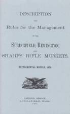 REPRINT Springfield Remington Sharp's Rifle Muskets Experimental Models 1870 picture