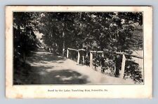 Pottsville PA-Pennsylvania, Tumbling Run Road br Lake, Vintage c1910 Postcard picture