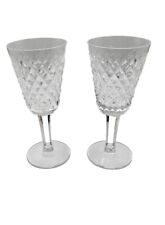 Vintage Estate Waterford Crystal Alana Sherry Glasses Set Of 2 Perfect Condition picture